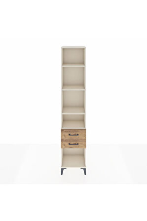 Arges Dolap 4 Raflı 2 Çekmeceli 44x30x221 Aytaşı-Çam