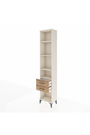 Arges Dolap 4 Raflı 2 Çekmeceli 44x30x221 Aytaşı-Çam