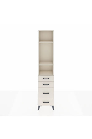 Arges Dolap 3 Raflı 4 Çekmeceli 44x30x221 Aytaşı-Aytaşı