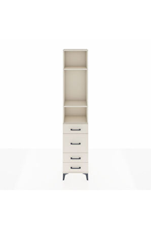 Arges Dolap 3 Raflı 4 Çekmeceli 44x30x221 Aytaşı-Aytaşı
