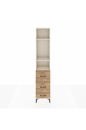 Arges Dolap 3 Raflı 3 Çekmeceli 44x30x221 Aytaşı-Çam