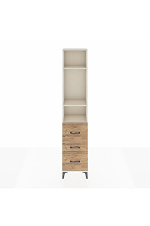 Arges Dolap 3 Raflı 3 Çekmeceli 44x30x221 Aytaşı-Çam