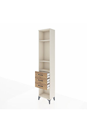 Arges Dolap 3 Raflı 3 Çekmeceli 44x30x221 Aytaşı-Çam