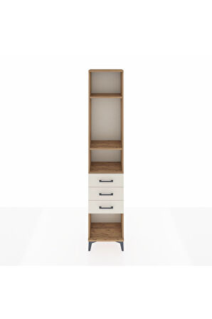 Arges Dolap 3 Raflı 3 Çekmeceli 44x30x221 Çam-Aytaşı