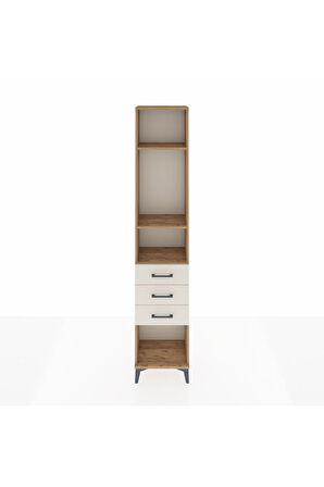Arges Dolap 3 Raflı 3 Çekmeceli 44x30x221 Çam-Aytaşı
