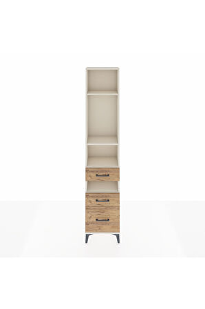 Arges Dolap 4 Raflı 3 Çekmeceli 44x30x221 Aytaşı-Çam