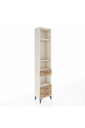 Arges Dolap 4 Raflı 3 Çekmeceli 44x30x221 Aytaşı-Çam