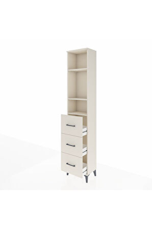 Arges Dolap 3 Raflı 3 Çekmeceli 44x30x221 Aytaşı-Aytaşı