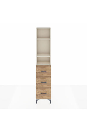 Arges Dolap 3 Raflı 3 Çekmeceli 44x30x221 Aytaşı-Çam