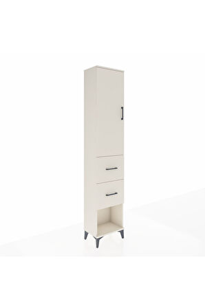 Arges Dolap 2 Raflı 2 Çekmeceli Tek Askılı 44x30x221 Aytaşı-Aytaşı
