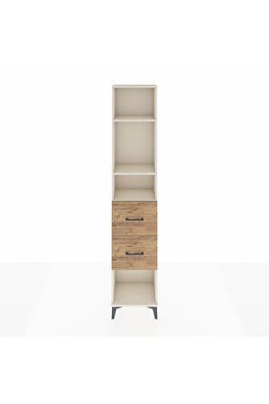 Arges Dolap 3 Raflı 2 Çekmeceli 44x30x221 Aytaşı-Çam