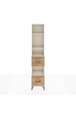 Arges Dolap 4 Raflı 2 Çekmeceli 44x30x221 Aytaşı-Çam