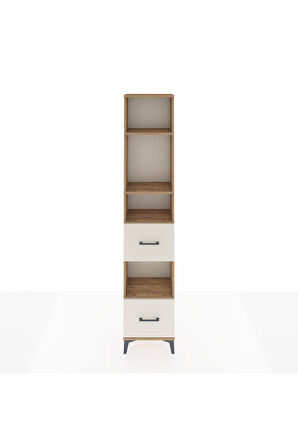 Arges Dolap 4 Raflı 2 Çekmeceli 44x30x221 Çam-Aytaşı