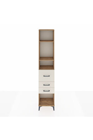 Arges Dolap 3 Raflı 3 Çekmeceli 44x30x221 Çam-Aytaşı