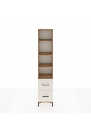 Arges Dolap 4 Raflı 2 Çekmeceli 44x30x221 Çam-Aytaşı