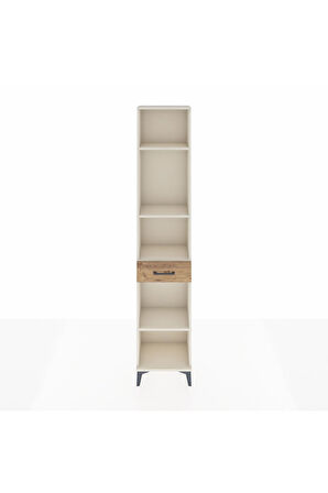 Arges Dolap 4 Raflı Tek Çekmeceli 44x30x221 Aytaşı-Çam