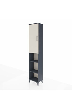 Arges Dolap 5 Raflı Tek Kapaklı 44x30x221 Antrasit-Aytaşı