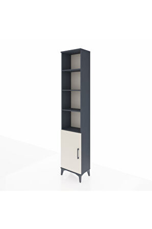 Arges Dolap 5 Raflı Tek Kapaklı 44x30x221 Antrasit-Aytaşı