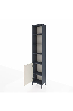 Arges Dolap 5 Raflı Tek Kapaklı 44x30x221 Antrasit-Aytaşı