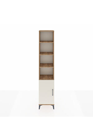 Arges Dolap 5 Raflı Tek Kapaklı 44x30x221 Çam-Aytaşı
