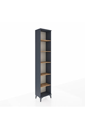 Arges Dolap 5 Raflı 44x30x221 Antrasit-Çam