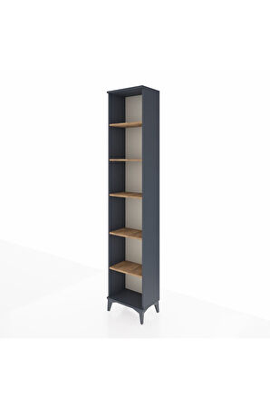 Arges Dolap 5 Raflı 44x30x221 Antrasit-Çam