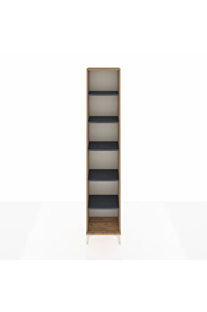 Arges Dolap 5 Raflı 44x30x221 Çam-Antrasit