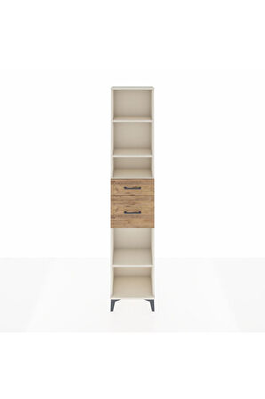 Arges Dolap 4 Raflı 2 Çekmeceli 44x30x221 Aytaşı-Çam