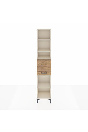 Arges Dolap 4 Raflı 2 Çekmeceli 44x30x221 Aytaşı-Çam