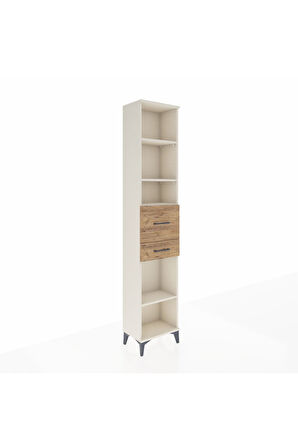 Arges Dolap 4 Raflı 2 Çekmeceli 44x30x221 Aytaşı-Çam