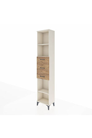 Arges Dolap 3 Raflı 3 Çekmeceli 44x30x221 Aytaşı-Çam