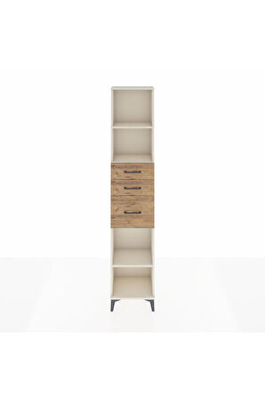 Arges Dolap 3 Raflı 3 Çekmeceli 44x30x221 Aytaşı-Çam
