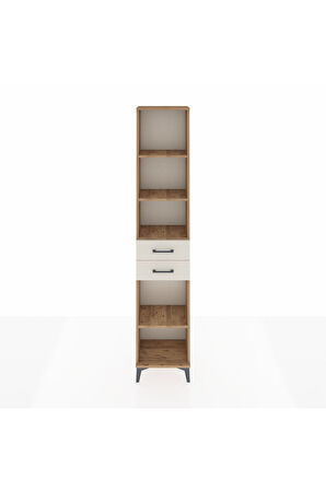 Arges Dolap 4 Raflı 3 Çekmeceli 44x30x221 Çam-Aytaşı