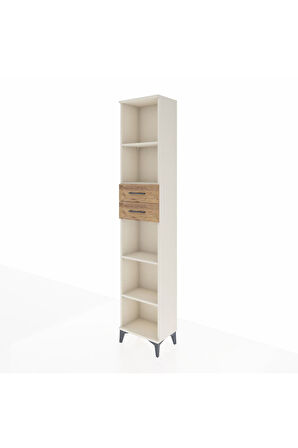 Arges Dolap 4 Raflı 2 Çekmeceli 44x30x221 Aytaşı-Çam