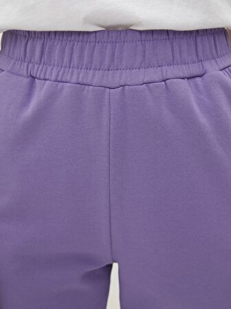Beli Lastikli Düz Cep Detaylı Kadın Jogger Eşofman Altı