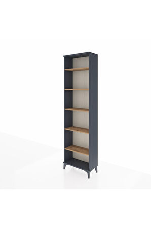 Arges Dolap 5 Raflı 60x30x221 Antrasit-Çam