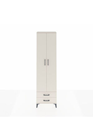 Arges Dolap 5 Raflı 2 Çekmeceli 2 Kapaklı 60x30x221 Aytaşı-Aytaşı