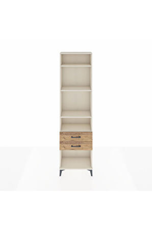Arges Dolap 4 Raflı 2 Çekmeceli 60x30x221 Aytaşı-Çam