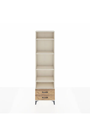 Arges Dolap 5 Raflı 2 Çekmeceli 60x30x221 Aytaşı-Çam