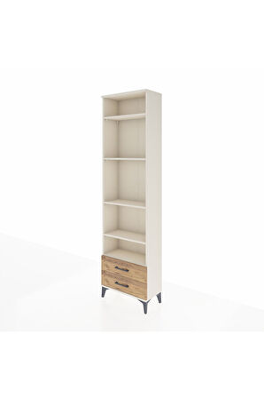 Arges Dolap 5 Raflı 2 Çekmeceli 60x30x221 Aytaşı-Çam