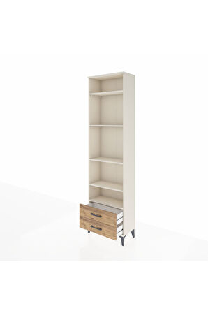 Arges Dolap 5 Raflı 2 Çekmeceli 60x30x221 Aytaşı-Çam
