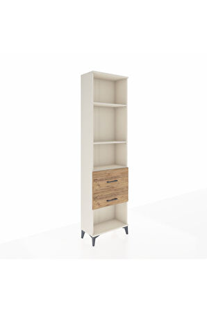 Arges Dolap 3 Raflı 2 Çekmeceli 60x30x221 Aytaşı-Çam