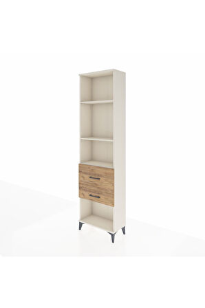 Arges Dolap 3 Raflı 2 Çekmeceli 60x30x221 Aytaşı-Çam