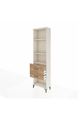 Arges Dolap 3 Raflı 2 Çekmeceli 60x30x221 Aytaşı-Çam
