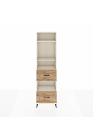 Arges Dolap 4 Raflı 2 Çekmeceli 60x30x221 Aytaşı-Çam