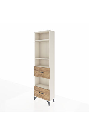 Arges Dolap 4 Raflı 2 Çekmeceli 60x30x221 Aytaşı-Çam