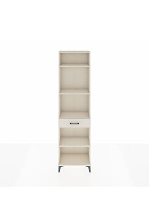 Arges Dolap 4 Raflı Tek Çekmeceli 60x30x221 Aytaşı-Aytaşı