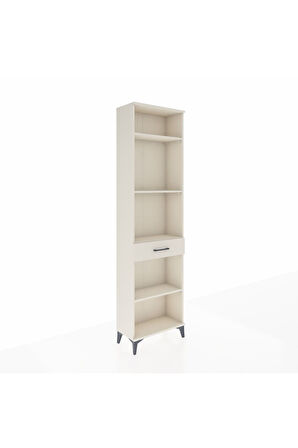 Arges Dolap 4 Raflı Tek Çekmeceli 60x30x221 Aytaşı-Aytaşı