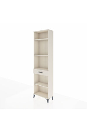 Arges Dolap 4 Raflı Tek Çekmeceli 60x30x221 Aytaşı-Aytaşı