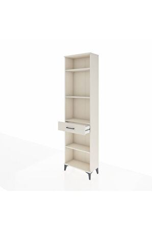 Arges Dolap 4 Raflı Tek Çekmeceli 60x30x221 Aytaşı-Aytaşı